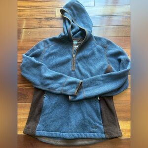 Kuhl wool sweater with hood.
